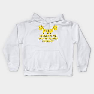 PUP - DEFINED YELLOW Kids Hoodie